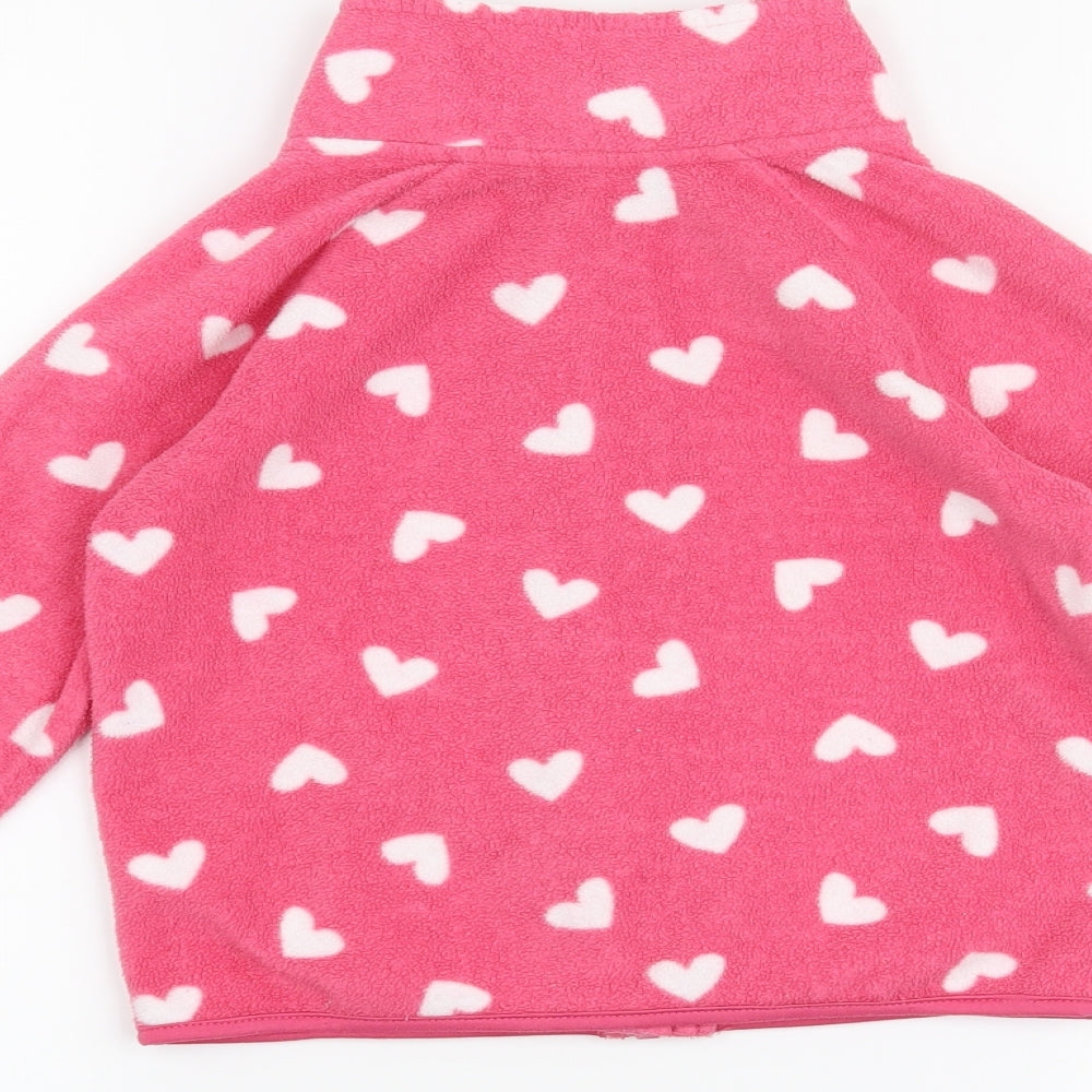 Primark Girls Pink   Full Zip Sweatshirt Size 4-5 Years
