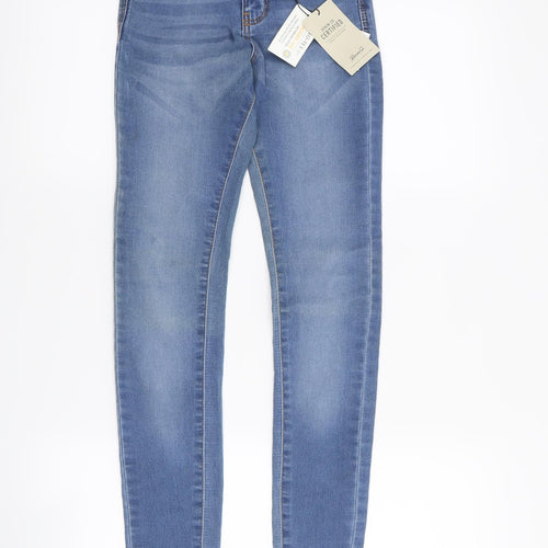 Denim & Co. Womens Blue   Skinny Jeans Size 4 L30 in
