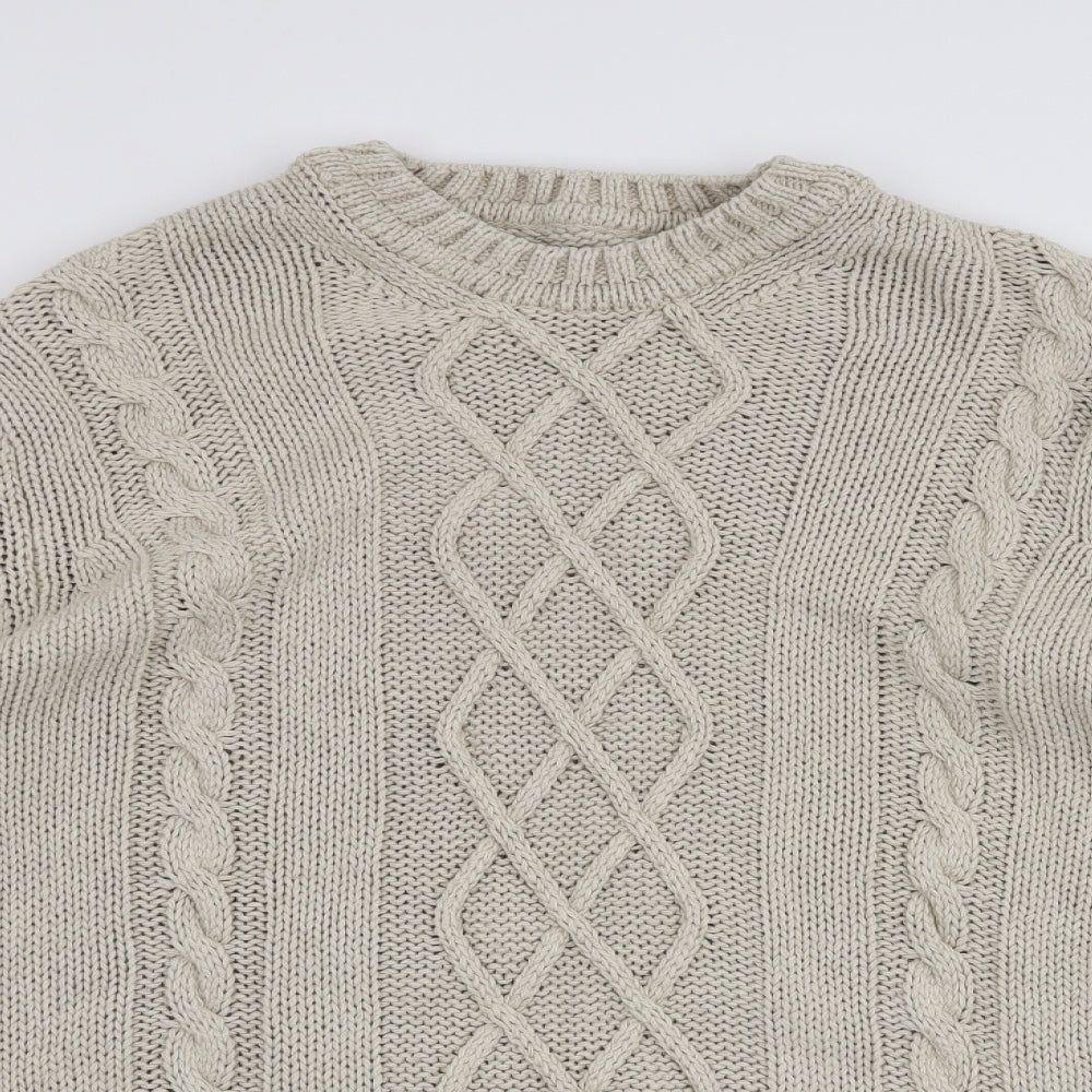 Charles Tyrwhitt Mens Beige   Pullover Jumper Size L