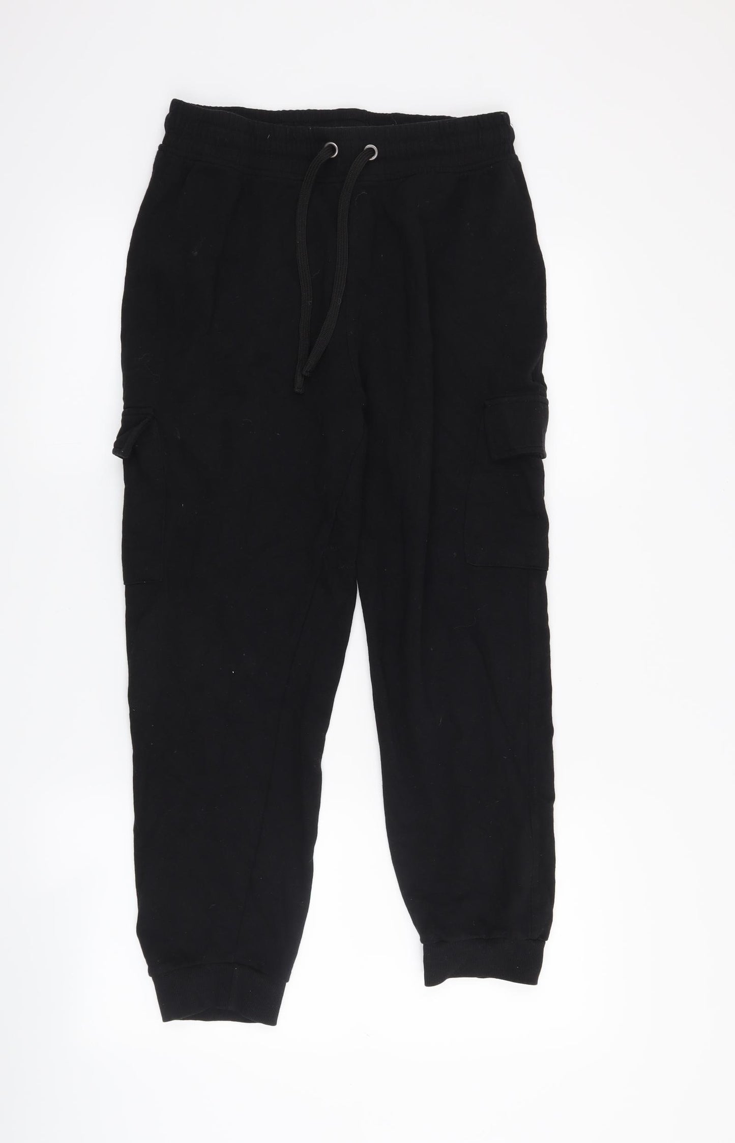 Brave Soul Mens Black   Jogger Trousers Size S L23 in