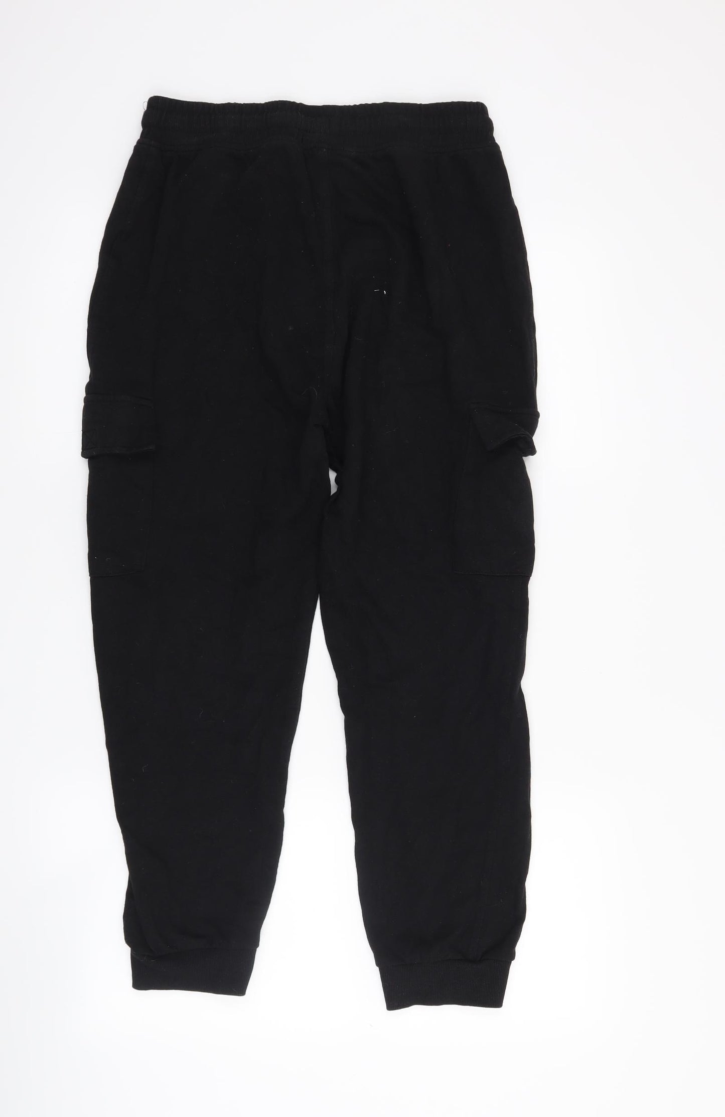 Brave Soul Mens Black   Jogger Trousers Size S L23 in