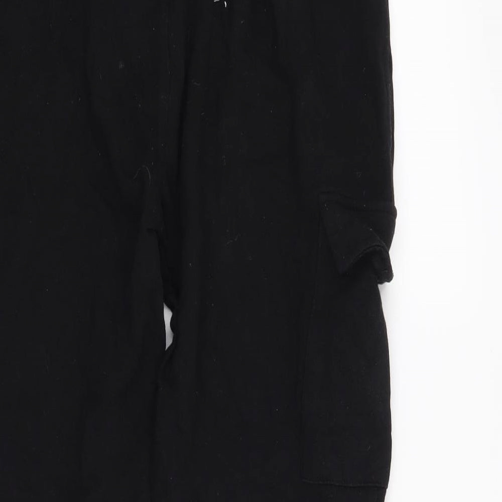 Brave Soul Mens Black   Jogger Trousers Size S L23 in
