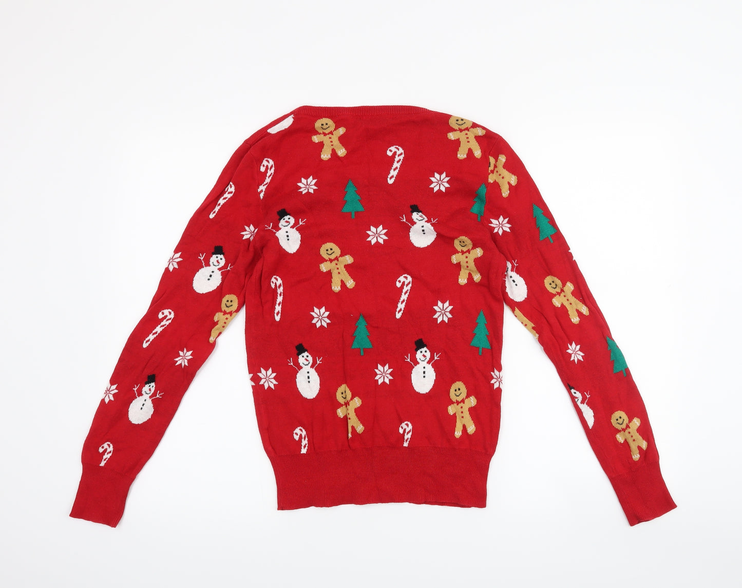 Peacocks Womens Red   Pullover Jumper Size 10