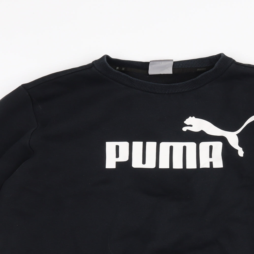 PUMA Mens Black   Pullover Jumper Size XS