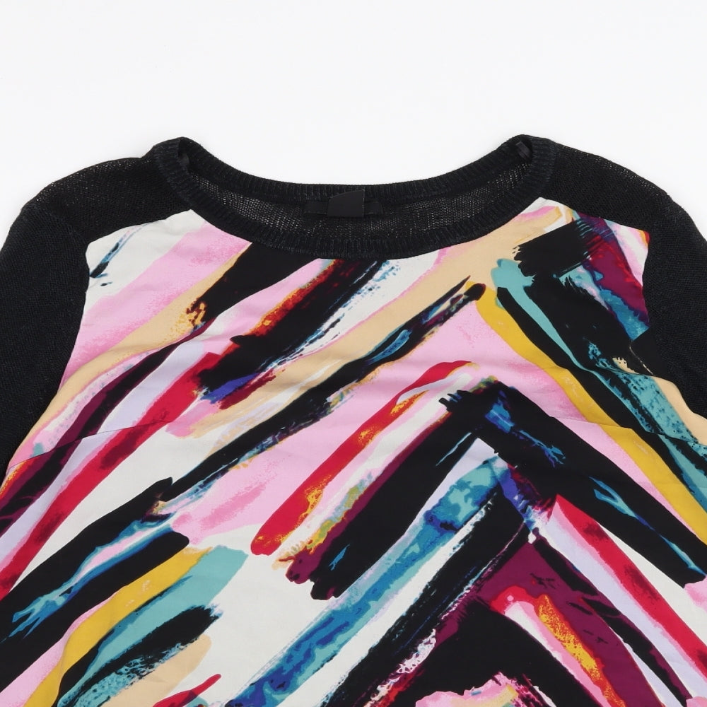 H&M Womens Black   Pullover Jumper Size S