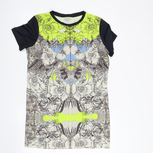 Miss Selfridge Womens Black   T-Shirt Dress  Size 8