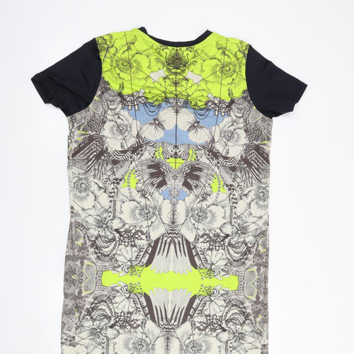 Miss Selfridge Womens Black   T-Shirt Dress  Size 8