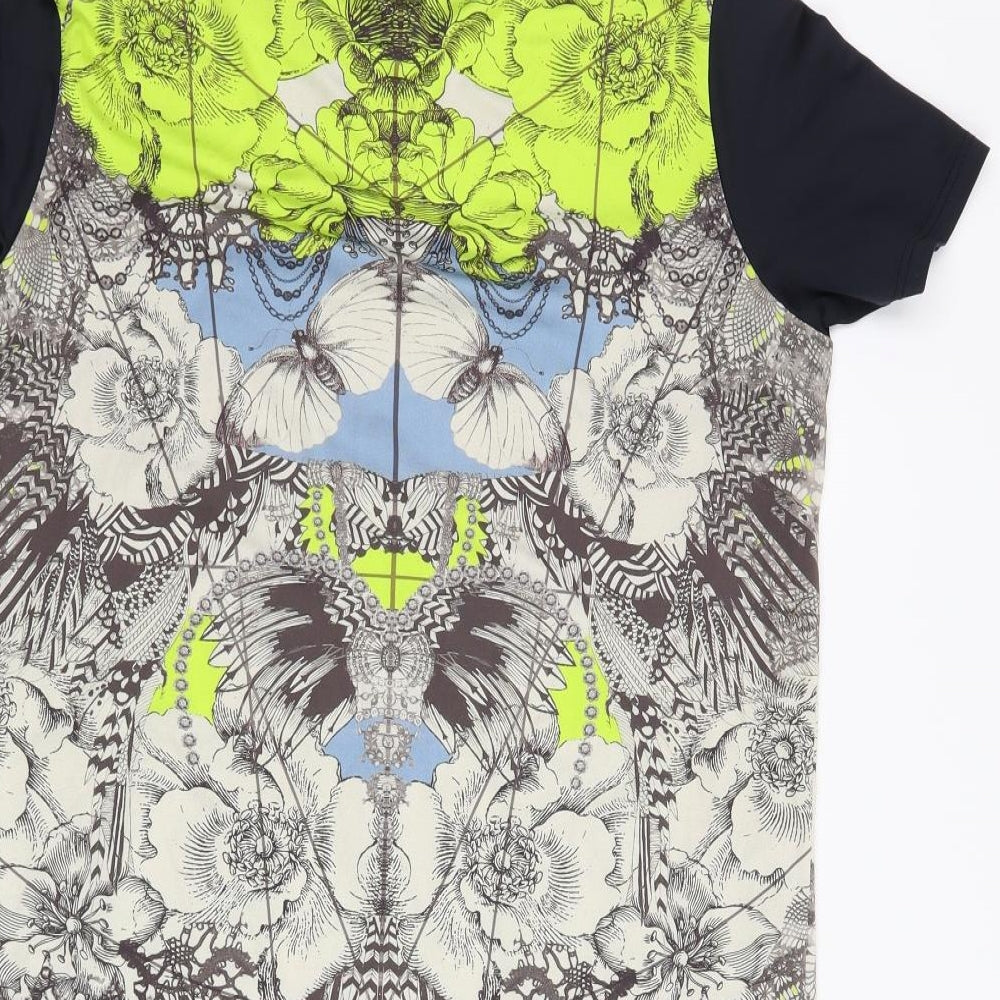 Miss Selfridge Womens Black   T-Shirt Dress  Size 8