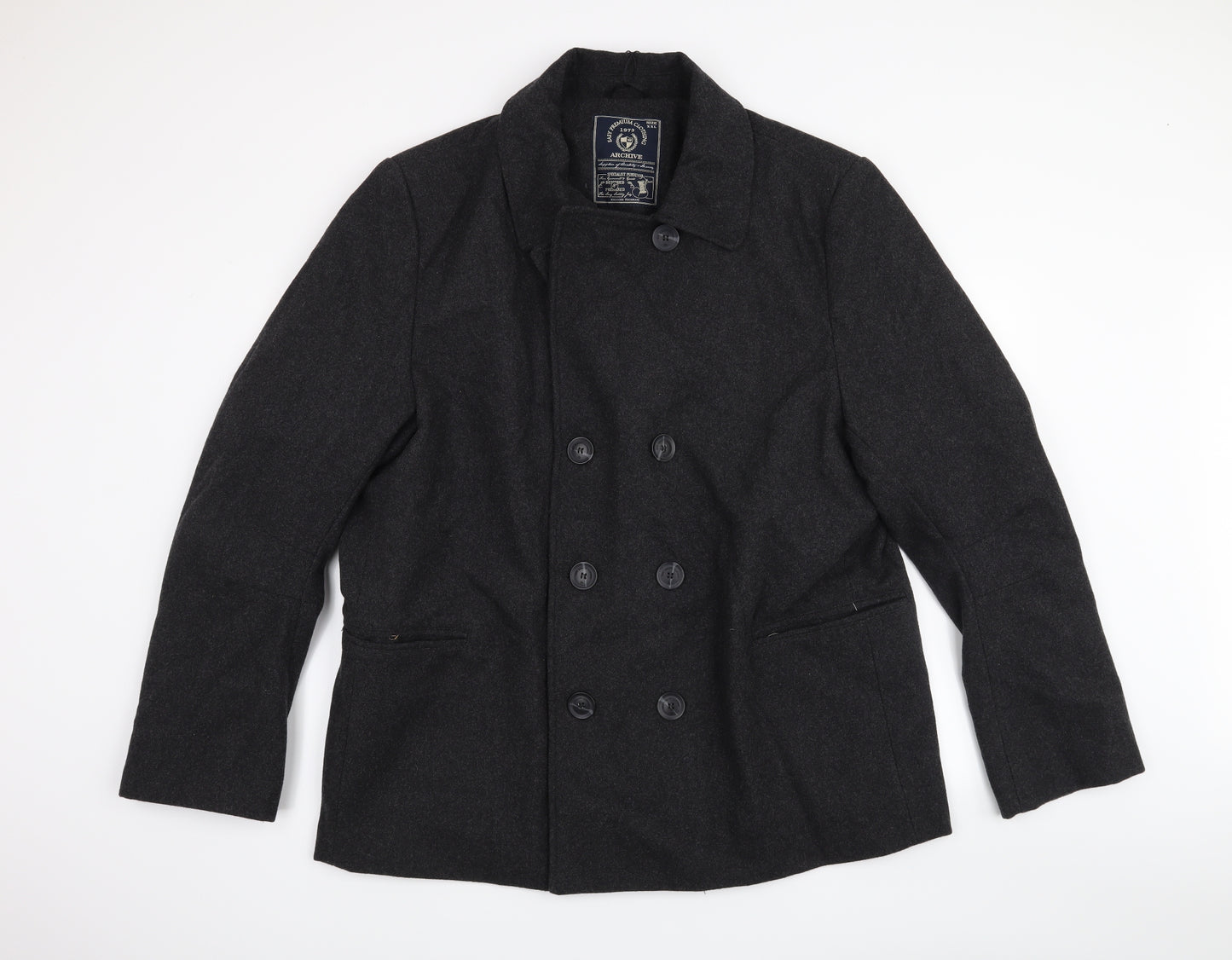 Easy Mens Grey   Jacket Coat Size 2XL