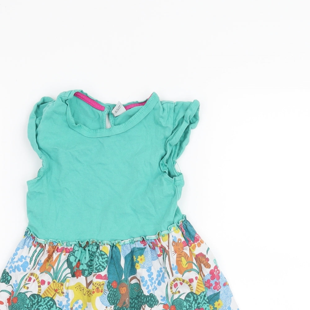 TU Girls Green   A-Line  Size 2-3 Years