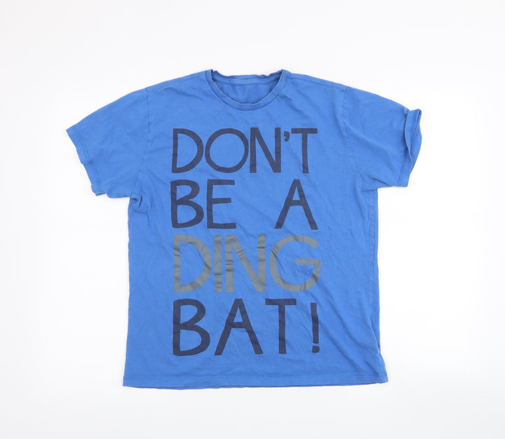 New Look Mens Blue T-Shirt Size M