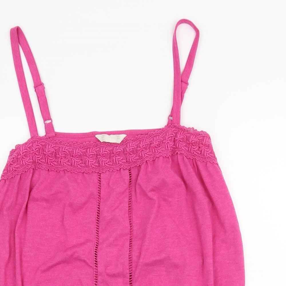 BHS Womens Pink   Basic Tank Size 14