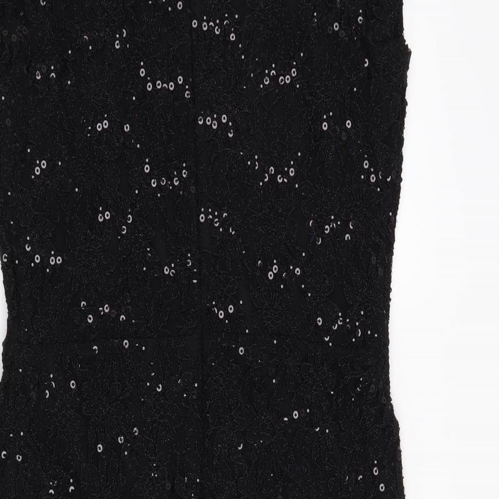 Peacocks Womens Black   A-Line  Size 12