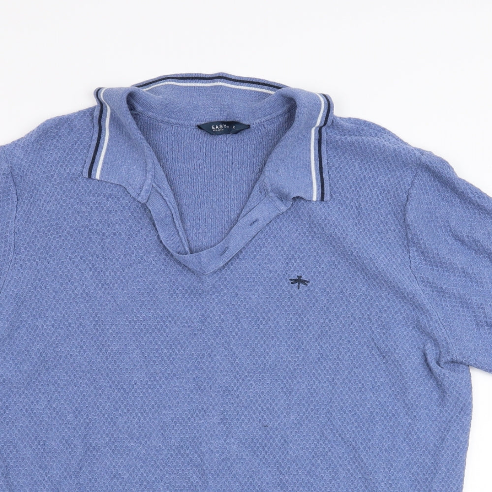 Easy Mens Blue    T-Shirt Size XL