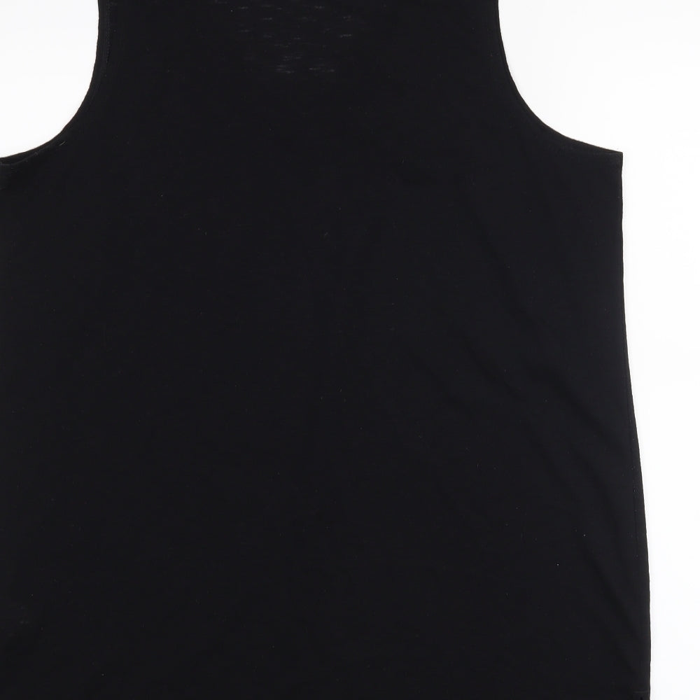 Papaya Womens Black   Basic Tank Size L