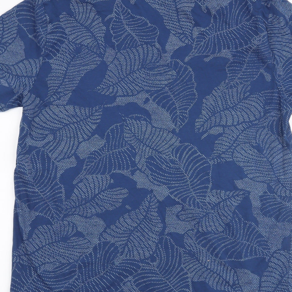 Old Navy Mens Blue Floral   T-Shirt Size M