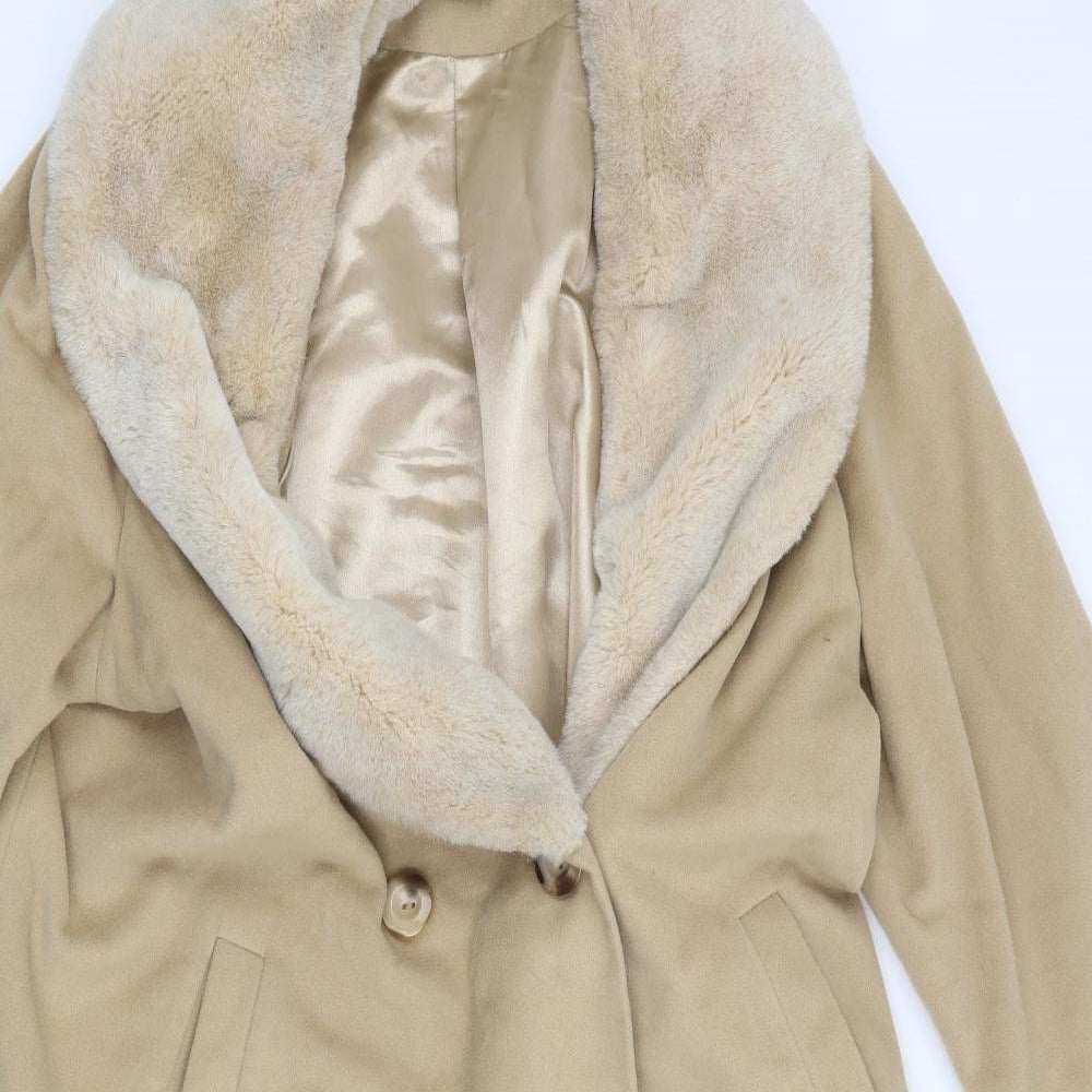 Marks and Spencer Womens Beige   Jacket Coat Size 16