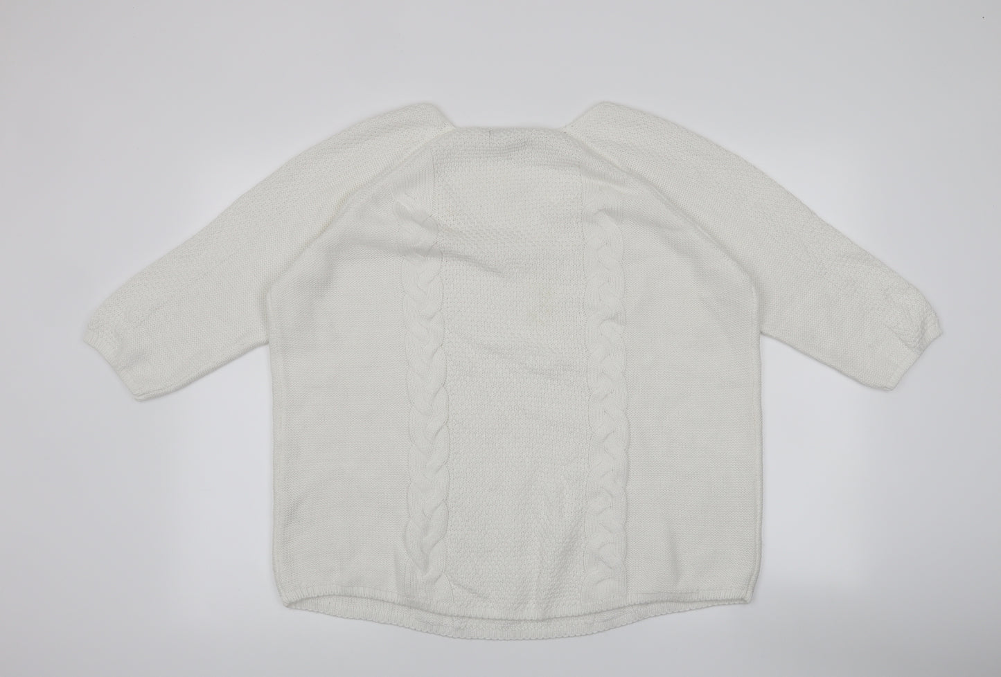 George Womens White   Pullover Jumper Size 18