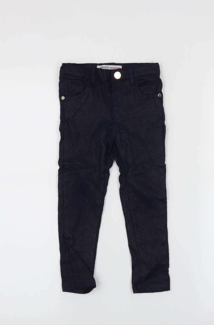 Minoti Girls Blue   Straight Jeans Size 2-3 Years