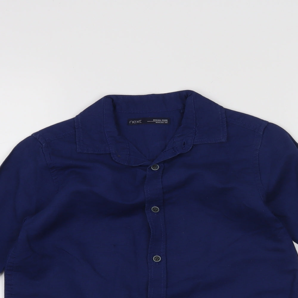 NEXT Boys Blue   Basic Button-Up Size 7 Years