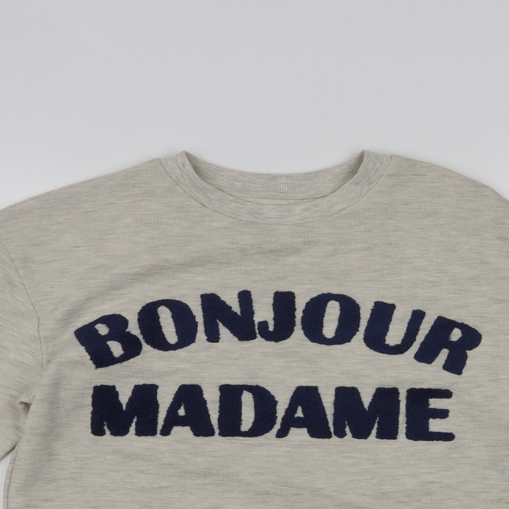 River Island Boys Beige   Pullover Jumper Size 7-8 Years