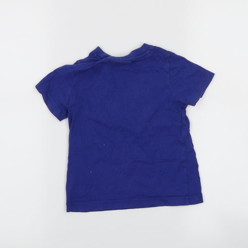 Batman Boys Blue   Basic T-Shirt Size 18-24 Months