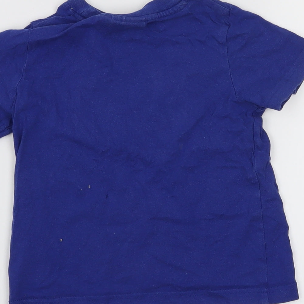 Batman Boys Blue   Basic T-Shirt Size 18-24 Months