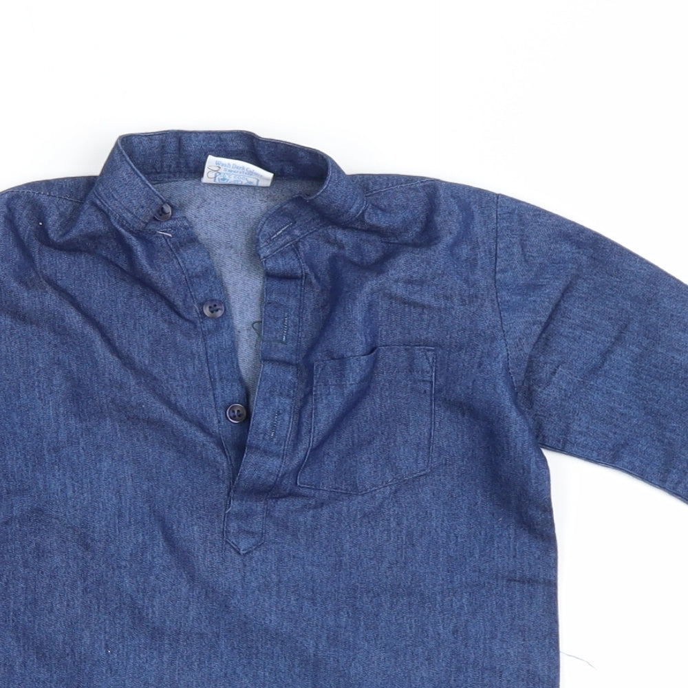 tonyland Girls Blue   Basic Button-Up Size XS