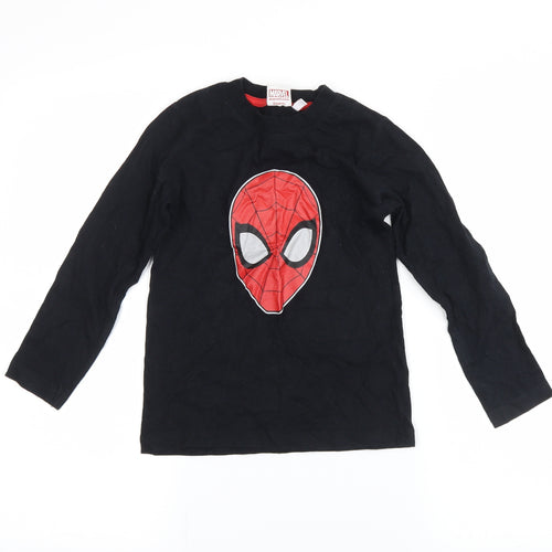 Marvel Boys Black   Basic Casual Size 6-7 Years  - spiderman