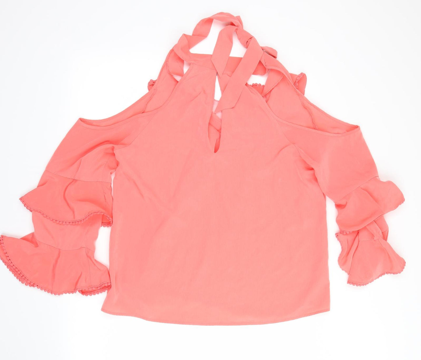 Michelle Keegan Womens Pink   Basic Blouse Size 16