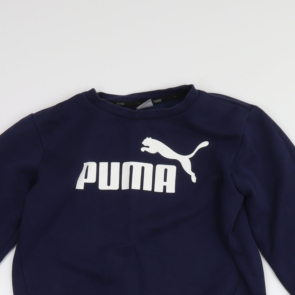 PUMA Boys Blue   Pullover Sweatshirt Size 11-12 Years