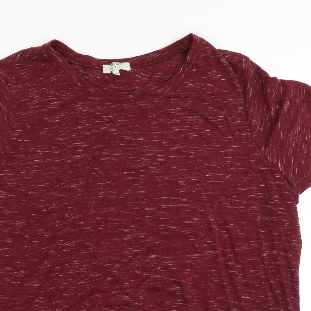 Papaya Womens Red   Tunic T-Shirt Size 18