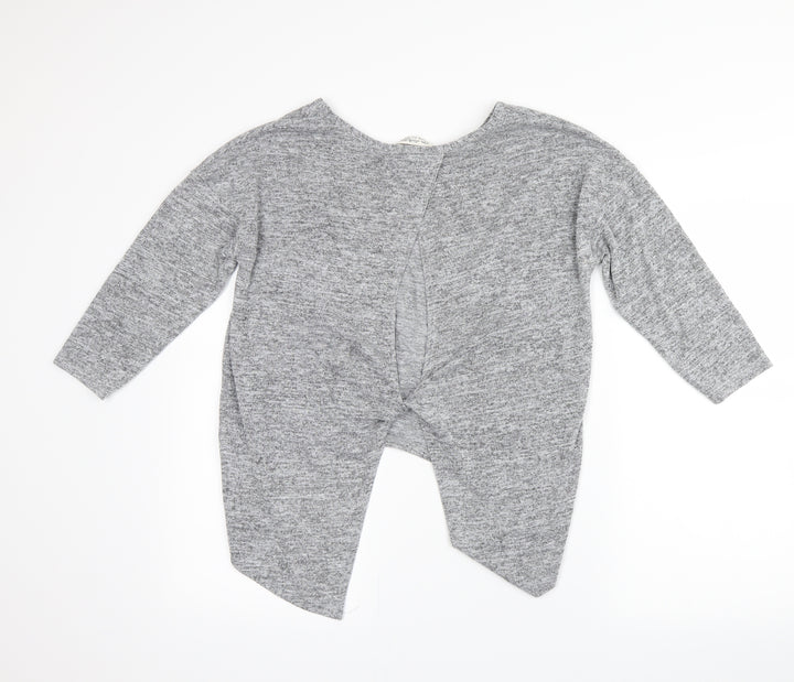 Miss Selfridge Womens Grey   Pullover Jumper Size 10