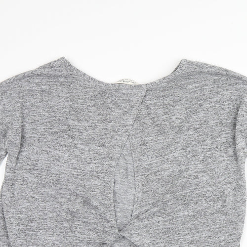 Miss Selfridge Womens Grey   Pullover Jumper Size 10
