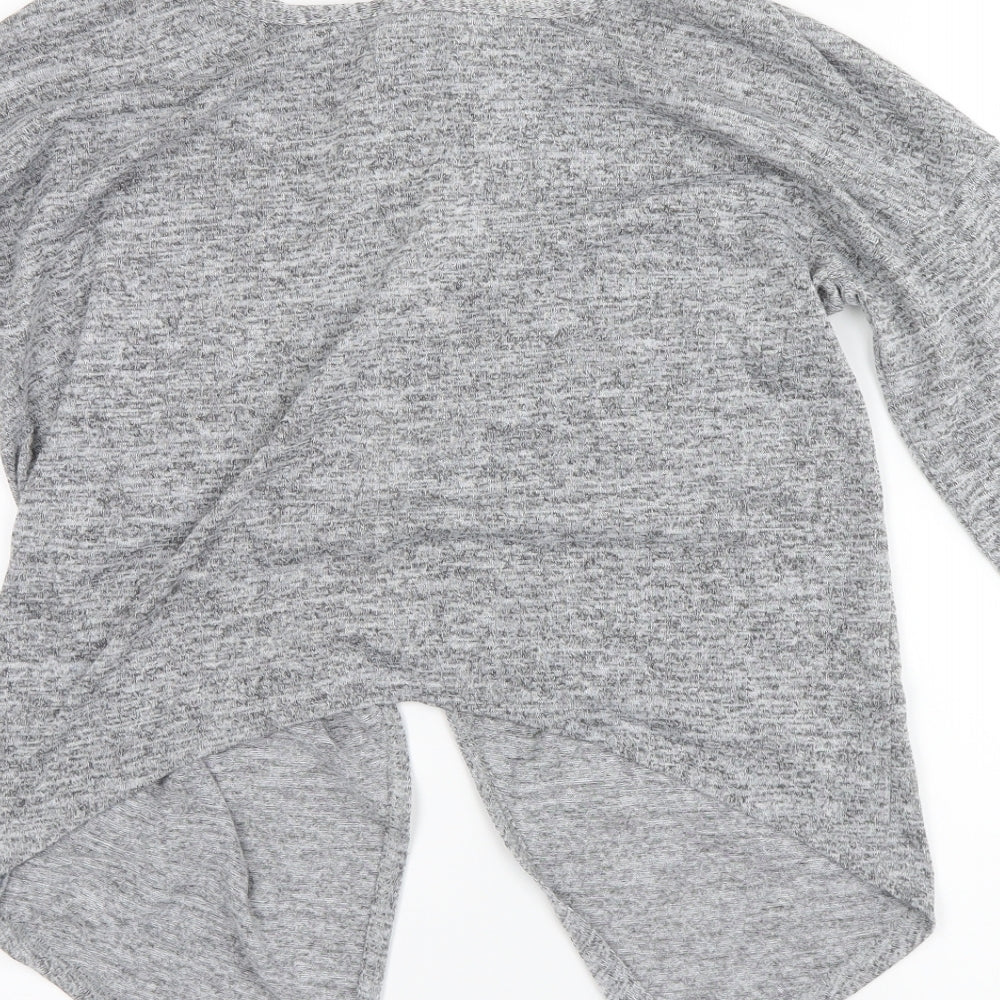Miss Selfridge Womens Grey   Pullover Jumper Size 10