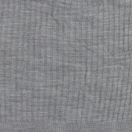 PRETTYLITTLETHING Womens Grey   Pullover Jumper Size S