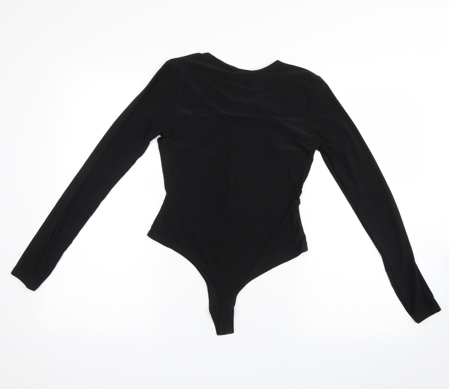 PRETTYLITTLETHING Womens Black   Leotard One-Piece Size 8