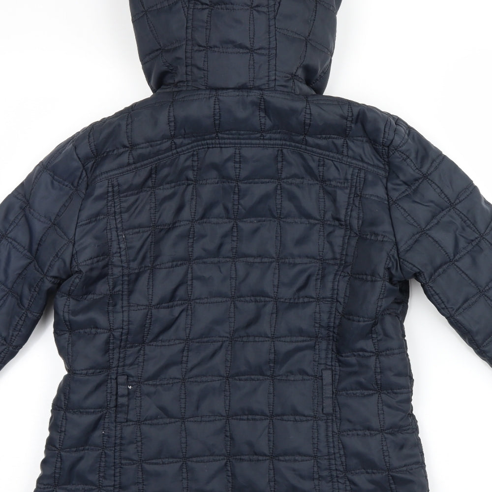 New Look Womens Blue   Windbreaker Coat Size 10