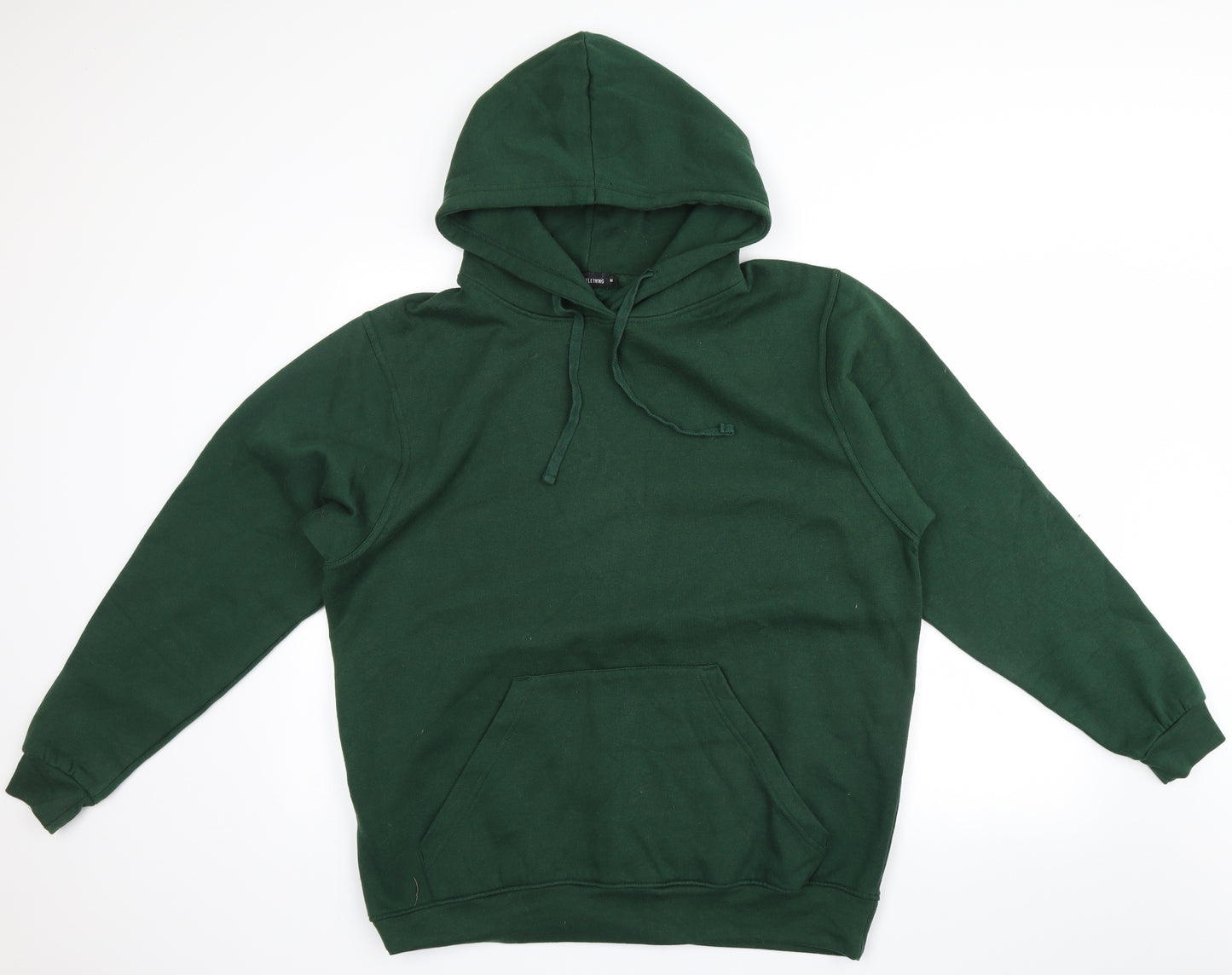 PRETTYLITTLETHING Womens Green   Pullover Hoodie Size M  - oversized