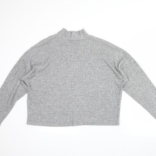 New Look Womens Grey   Pullover Jumper Size L