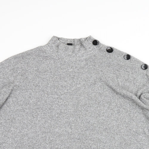 New Look Womens Grey   Pullover Jumper Size L