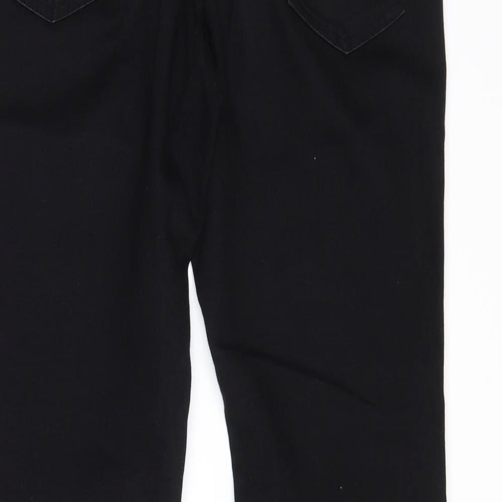 Marks and Spencer Womens Black  Denim Flared Jeans Size 12