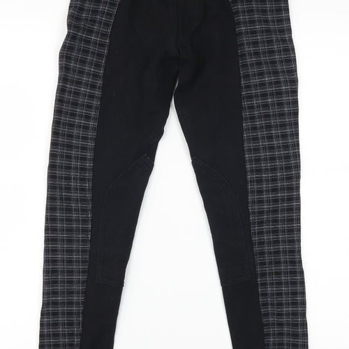 Avon Equine Womens Black   Trousers  Size L L27 in