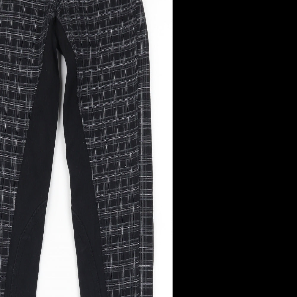Avon Equine Womens Black   Trousers  Size L L27 in