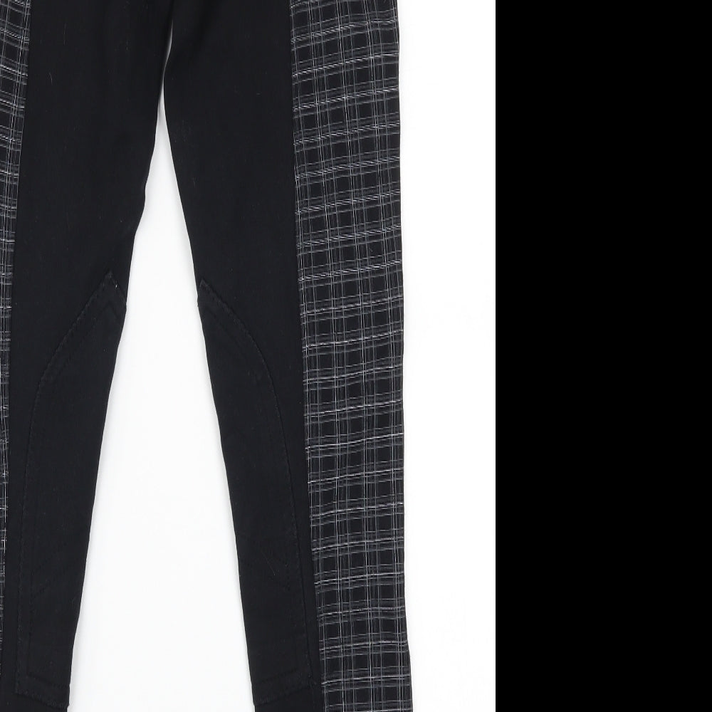 Avon Equine Womens Black   Trousers  Size L L27 in