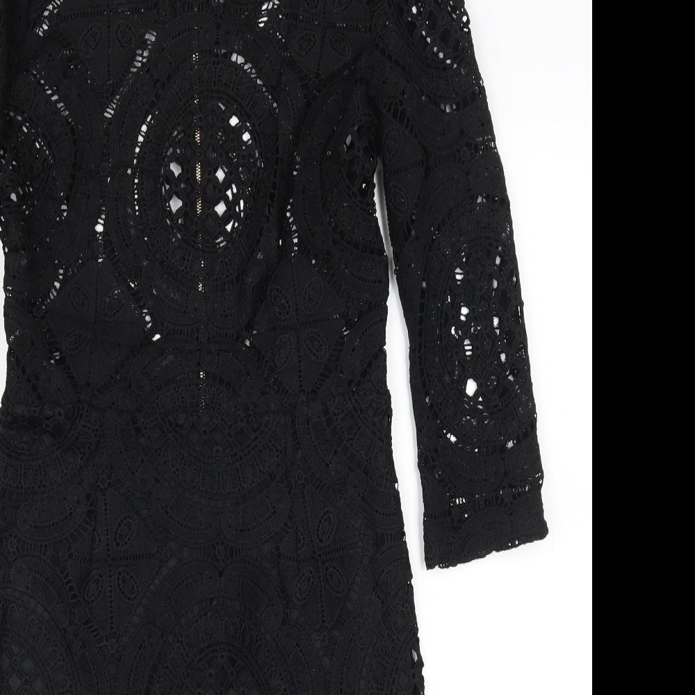 Love & Other things Womens Black   Mini  Size S  - see through top