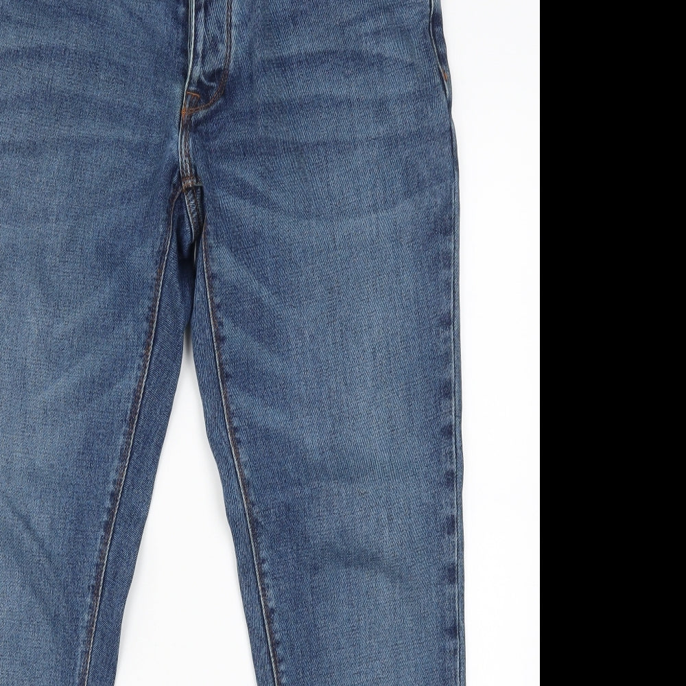 Acw85 Mens Blue   Tapered Jeans Size 34 in L29 in