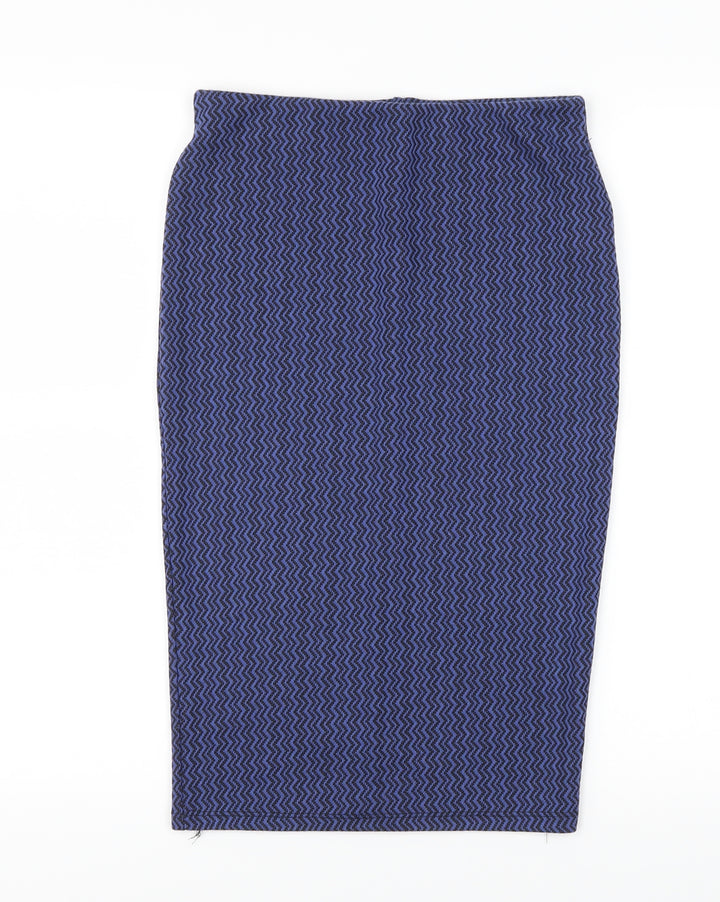 Atmosphere Womens Blue Straight & Pencil Skirt Size 8