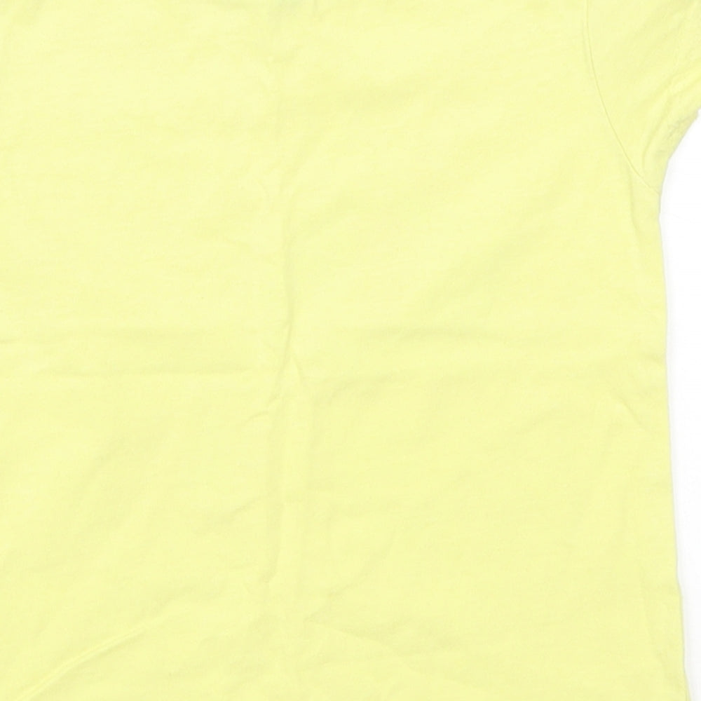 Young Dimension Girls Yellow   Basic T-Shirt Size 6-7 Years