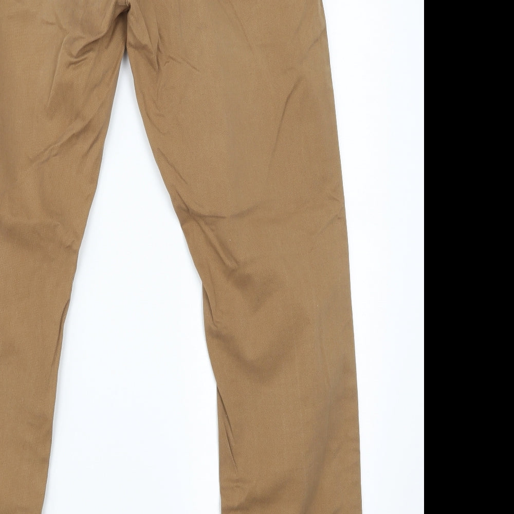 NEXT Mens Brown   Chino Trousers Size 30 L29 in